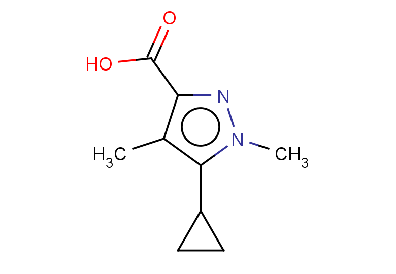 5-cyclopropyl-1,4-dimethyl-1H-pyrazole-3-carboxylic acid