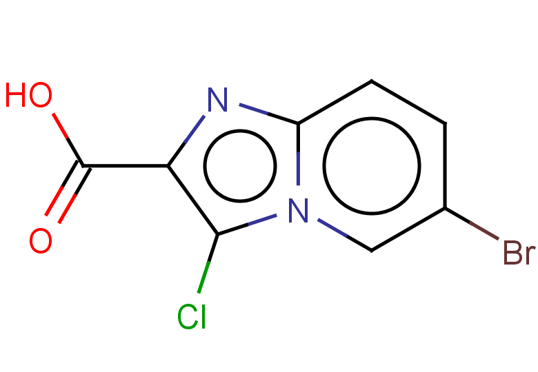 6-bromo-3-chloroimidazo[1,2-a]pyridine-2-carboxylic acid