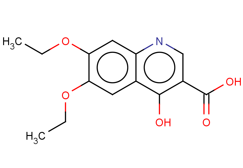 6,7-diethoxy-4-hydroxyquinoline-3-carboxylic acid