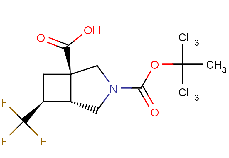 rac-(1R,5R,6S)-3-[(tert-butoxy)carbonyl]-6-(trifluoromethyl)-3-azabicyclo[3.2.0]heptane-1-carboxylic acid