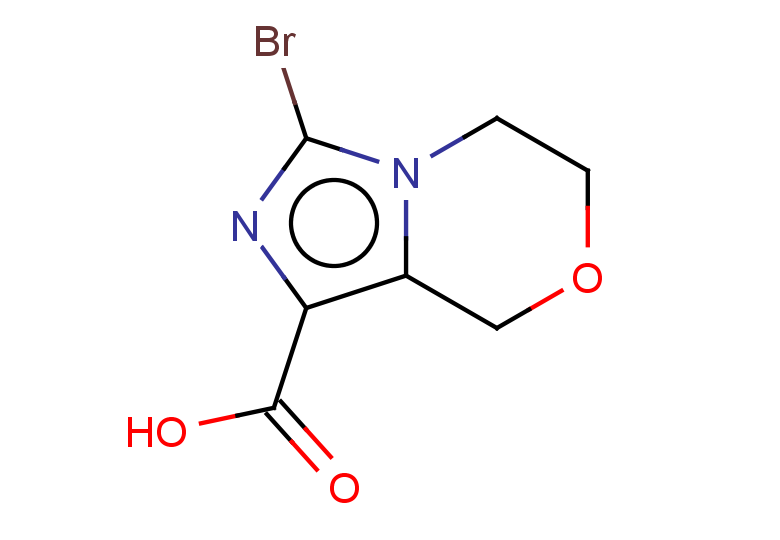 3-bromo-5H,6H,8H-imidazo[4,3-c][1,4]oxazine-1-carboxylic acid