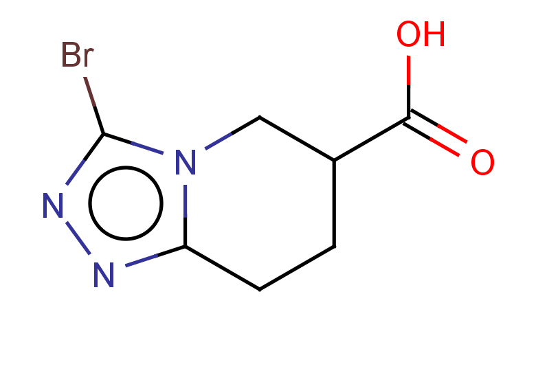 3-bromo-5H,6H,7H,8H-[1,2,4]triazolo[4,3-a]pyridine-6-carboxylic acid