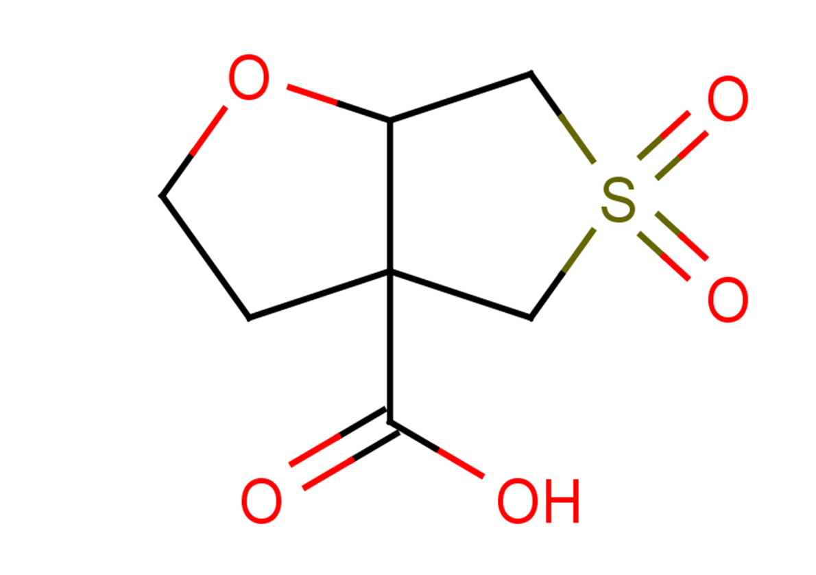 5,5-dioxo-hexahydro-5lambda6-thieno[3,4-b]furan-3a-carboxylic acid