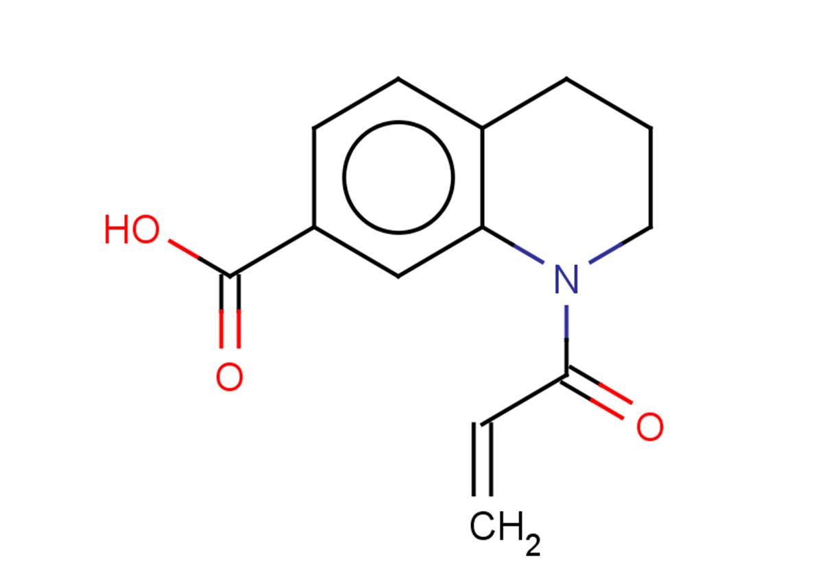 1-(prop-2-enoyl)-1,2,3,4-tetrahydroquinoline-7-carboxylic acid