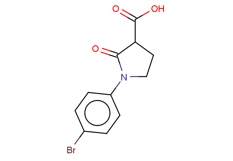 1-(4-bromophenyl)-2-oxopyrrolidine-3-carboxylic acid