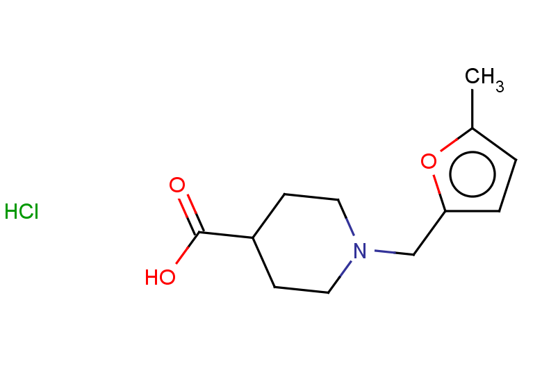 1-[(5-methylfuran-2-yl)methyl]piperidine-4-carboxylic acid hydrochloride