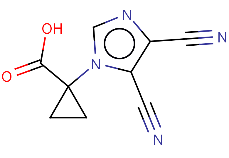 1-(4,5-dicyano-1H-imidazol-1-yl)cyclopropane-1-carboxylic acid