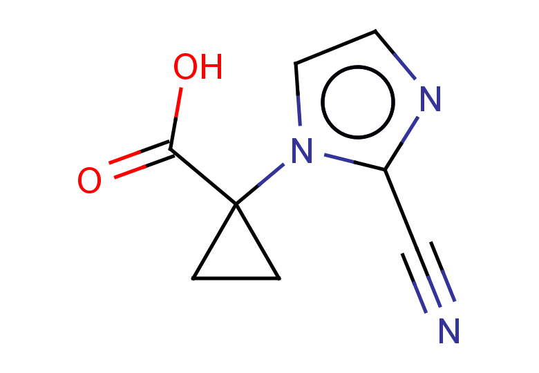 1-(2-cyano-1H-imidazol-1-yl)cyclopropane-1-carboxylic acid