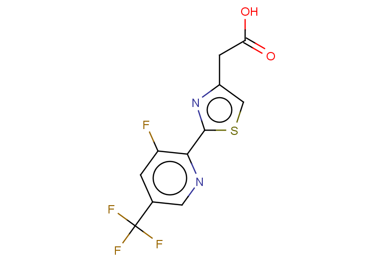 2-{2-[3-fluoro-5-(trifluoromethyl)pyridin-2-yl]-1,3-thiazol-4-yl}acetic acid