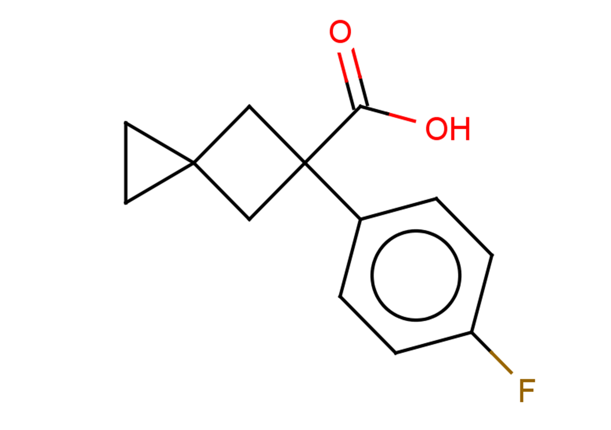 5-(4-fluorophenyl)spiro[2.3]hexane-5-carboxylic acid