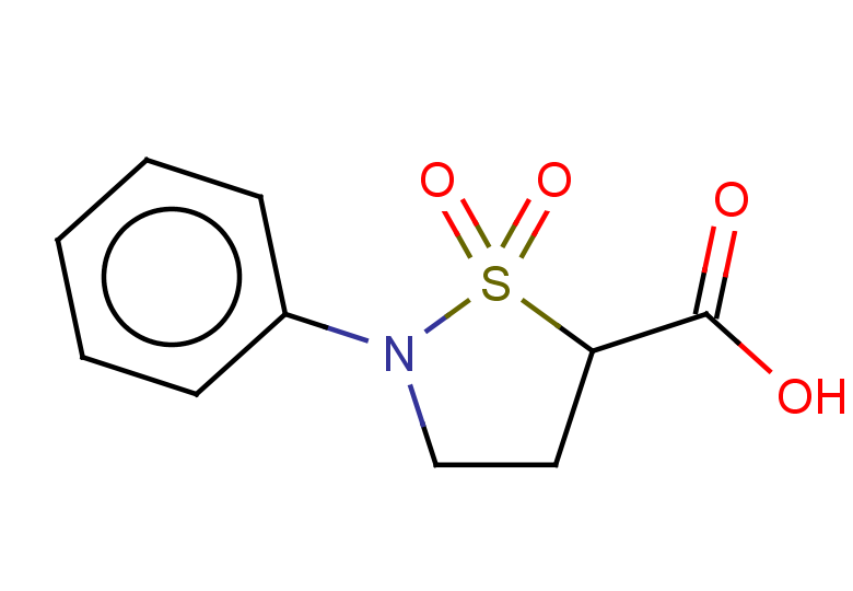 1,1-dioxo-2-phenyl-1lambda6,2-thiazolidine-5-carboxylic acid