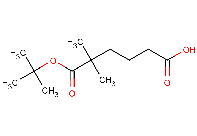 6-(tert-butoxy)-5,5-dimethyl-6-oxohexanoic acid