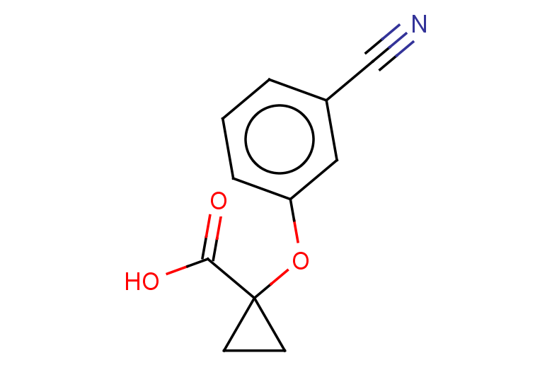 1-(3-cyanophenoxy)cyclopropane-1-carboxylic acid
