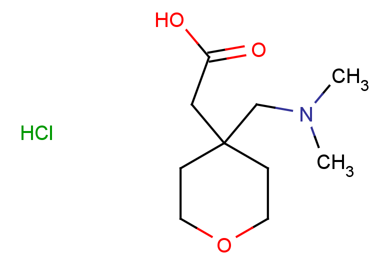 2-{4-[(dimethylamino)methyl]oxan-4-yl}acetic acid hydrochloride
