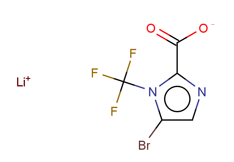 lithium(1+) 5-bromo-1-(trifluoromethyl)-1H-imidazole-2-carboxylate