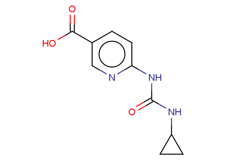 6-[(cyclopropylcarbamoyl)amino]pyridine-3-carboxylic acid