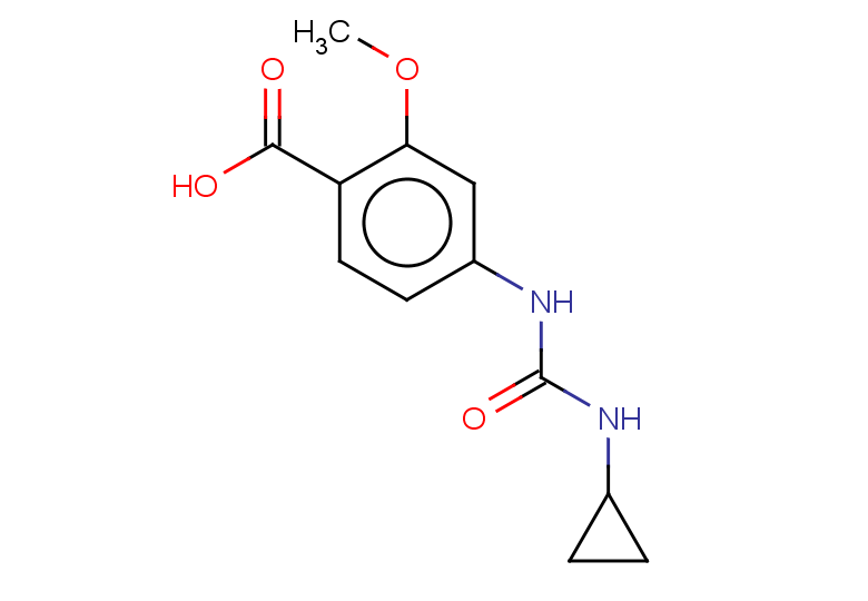 4-[(cyclopropylcarbamoyl)amino]-2-methoxybenzoic acid