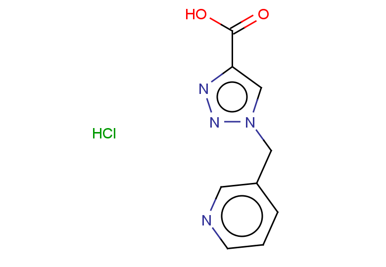 1-[(pyridin-3-yl)methyl]-1H-1,2,3-triazole-4-carboxylic acid hydrochloride