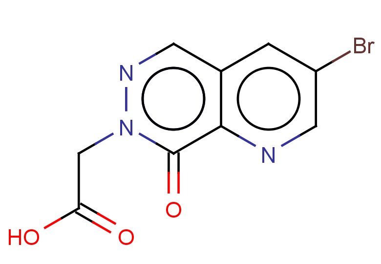 2-{3-bromo-8-oxo-7H,8H-pyrido[2,3-d]pyridazin-7-yl}acetic acid