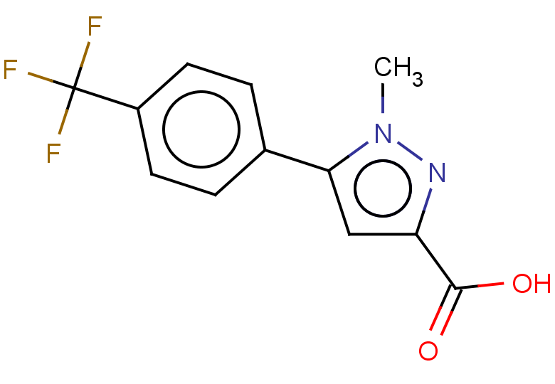 1-methyl-5-[4-(trifluoromethyl)phenyl]-1H-pyrazole-3-carboxylic acid