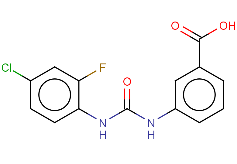 3-{[(4-chloro-2-fluorophenyl)carbamoyl]amino}benzoic acid