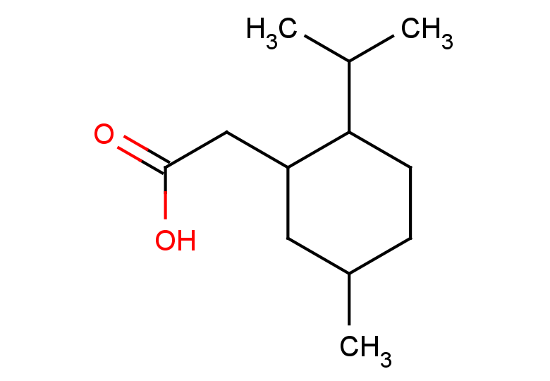 2-[5-methyl-2-(propan-2-yl)cyclohexyl]acetic acid, Mixture of diastereomers