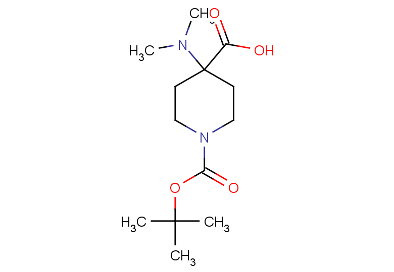 1-[(tert-butoxy)carbonyl]-4-(dimethylamino)piperidine-4-carboxylic acid