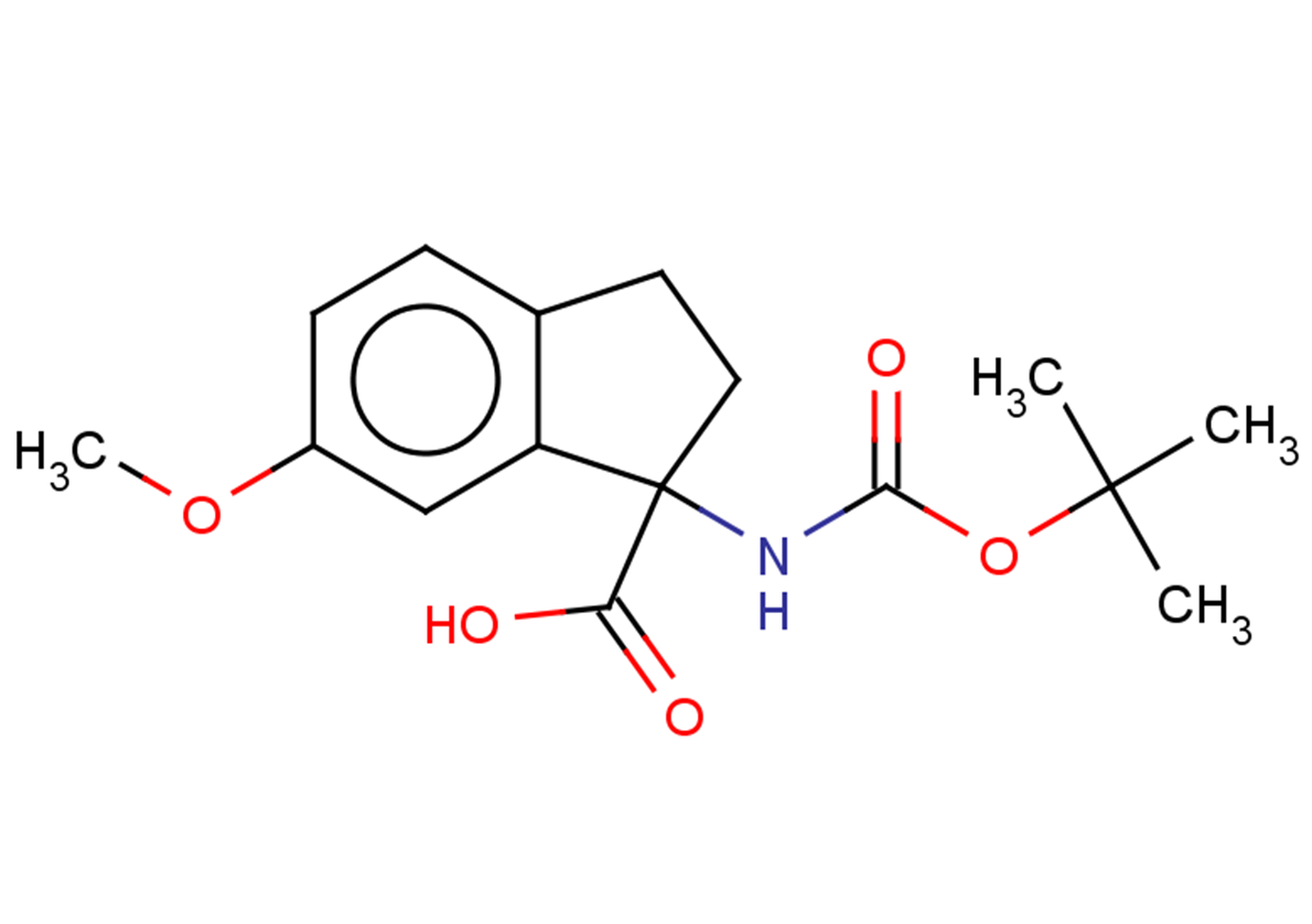 1-{[(tert-butoxy)carbonyl]amino}-6-methoxy-2,3-dihydro-1H-indene-1-carboxylic acid