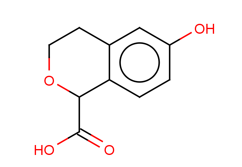 6-hydroxy-3,4-dihydro-1H-2-benzopyran-1-carboxylic acid