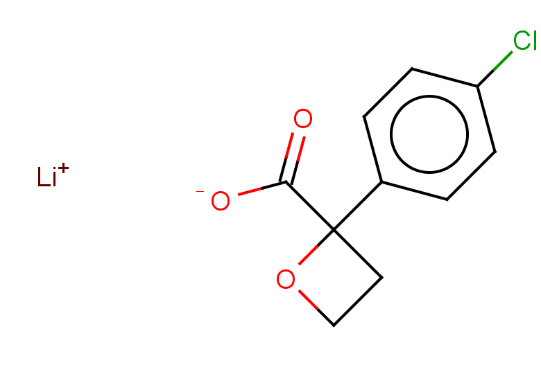 lithium(1+) ion 2-(4-chlorophenyl)oxetane-2-carboxylate