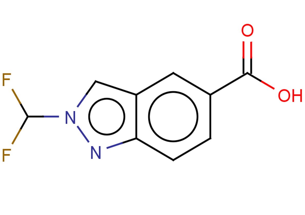 2-(difluoromethyl)-2H-indazole-5-carboxylic acid