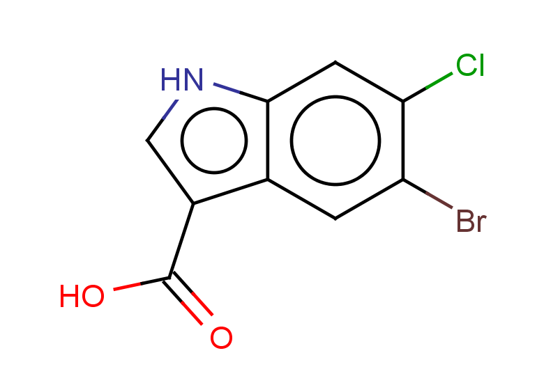 5-bromo-6-chloro-1H-indole-3-carboxylic acid