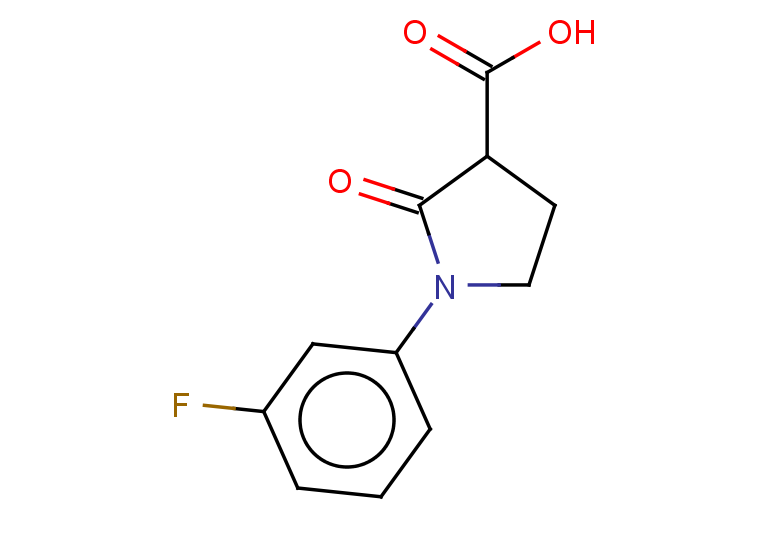 1-(3-fluorophenyl)-2-oxopyrrolidine-3-carboxylic acid