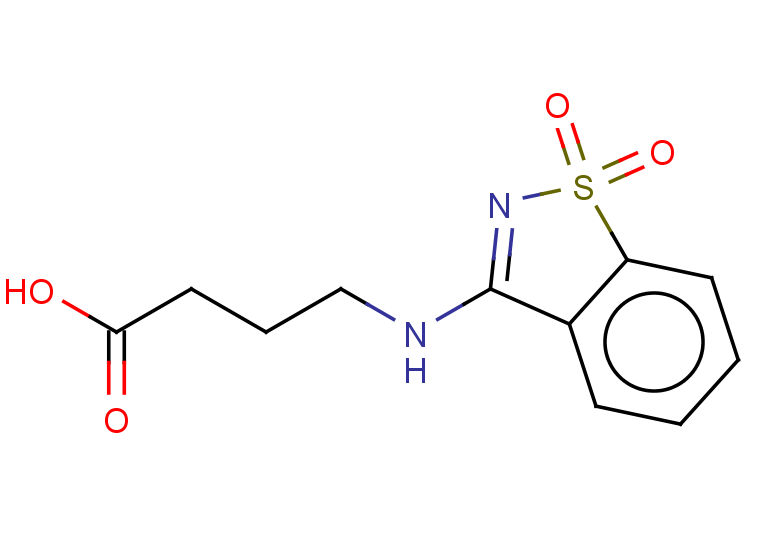 4-[(1,1-dioxo-1,2-benzothiazol-3-yl)amino]butanoic acid