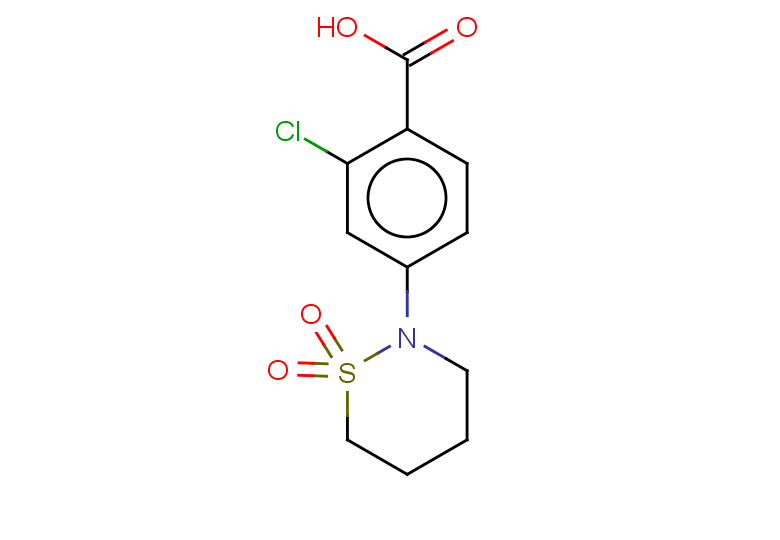 2-chloro-4-(1,1-dioxo-1lambda6,2-thiazinan-2-yl)benzoic acid