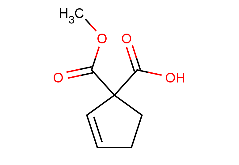 1-(methoxycarbonyl)cyclopent-2-ene-1-carboxylic acid