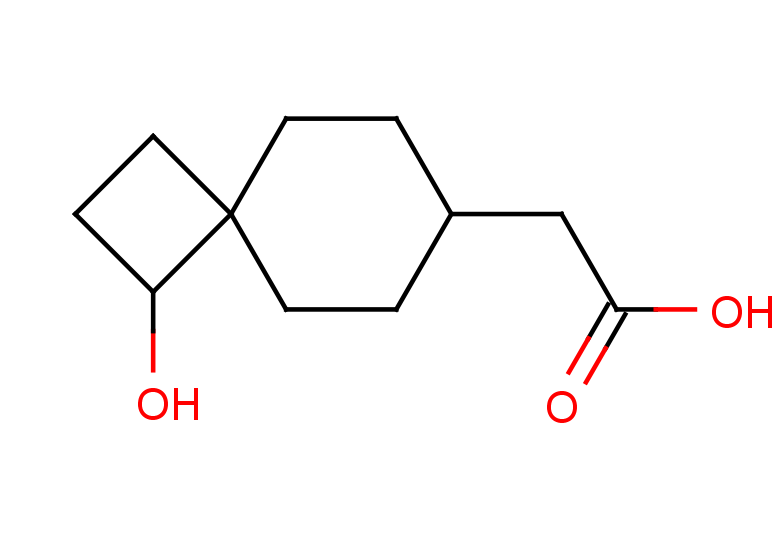 2-{1-hydroxyspiro[3.5]nonan-7-yl}acetic acid, Mixture of diastereomers