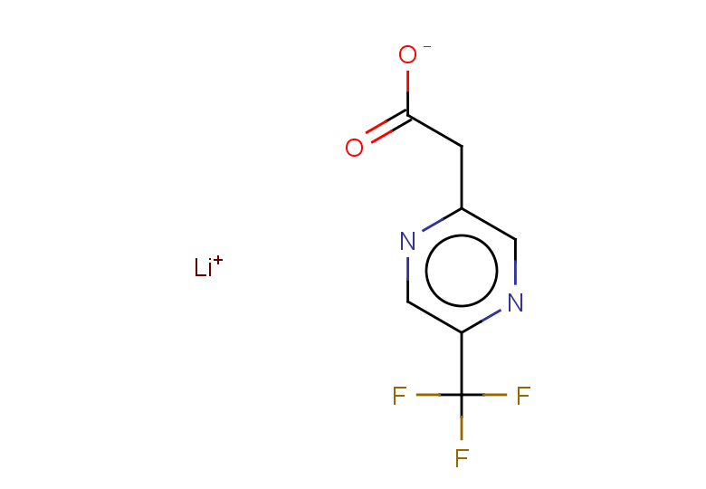 lithium(1+) 2-[5-(trifluoromethyl)pyrazin-2-yl]acetate