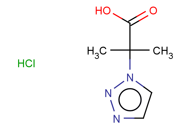 2-methyl-2-(1H-1,2,3-triazol-1-yl)propanoic acid hydrochloride