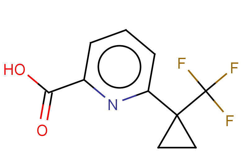 6-[1-(trifluoromethyl)cyclopropyl]pyridine-2-carboxylic acid