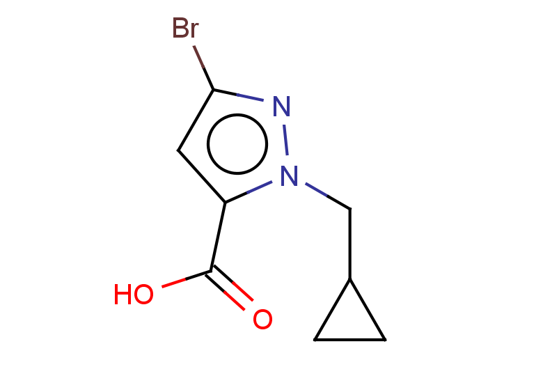 3-bromo-1-(cyclopropylmethyl)-1H-pyrazole-5-carboxylic acid
