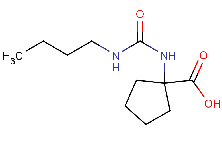 1-[(butylcarbamoyl)amino]cyclopentane-1-carboxylic acid