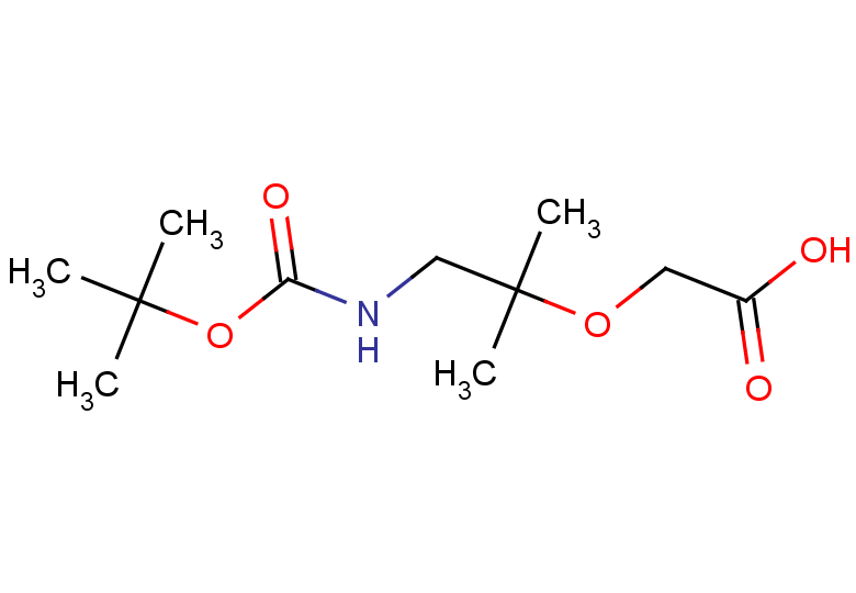 2-[(1-{[(tert-butoxy)carbonyl]amino}-2-methylpropan-2-yl)oxy]acetic acid