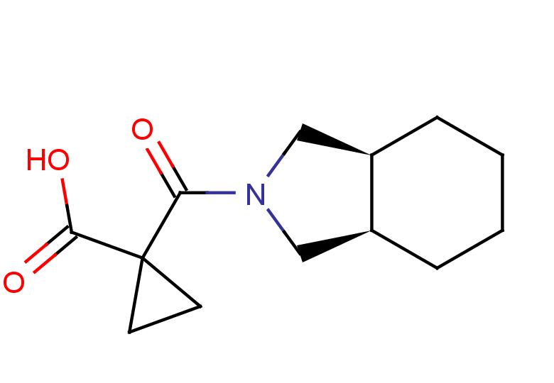 1-[(3aR,7aS)-octahydro-1H-isoindole-2-carbonyl]cyclopropane-1-carboxylic acid