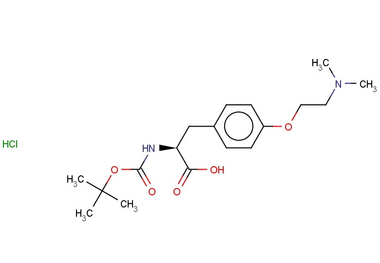 (2S)-2-{[(tert-butoxy)carbonyl]amino}-3-{4-[2-(dimethylamino)ethoxy]phenyl}propanoic acid hydrochloride
