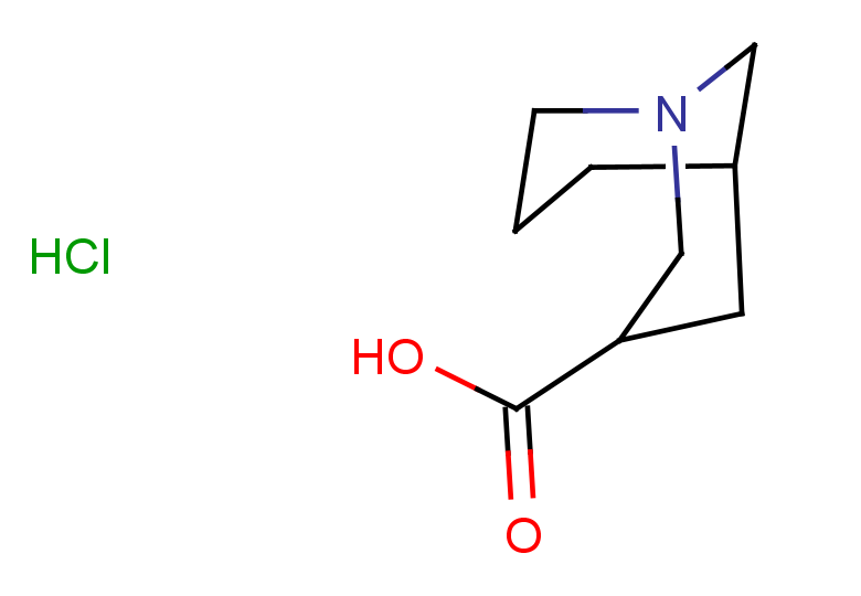 1-azabicyclo[3.3.1]nonane-3-carboxylic acid hydrochloride