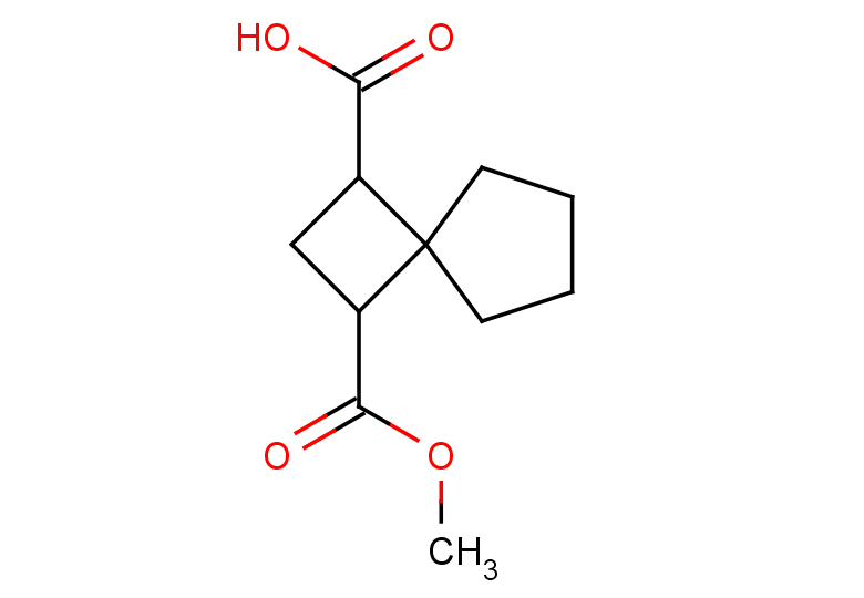 3-(methoxycarbonyl)spiro[3.4]octane-1-carboxylic acid, Mixture of diastereomers