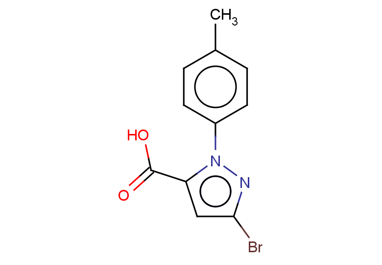 3-bromo-1-(4-methylphenyl)-1H-pyrazole-5-carboxylic acid