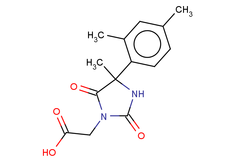 2-[4-(2,4-dimethylphenyl)-4-methyl-2,5-dioxoimidazolidin-1-yl]acetic acid
