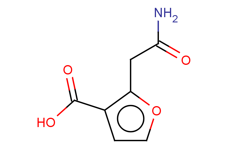 2-(carbamoylmethyl)furan-3-carboxylic acid